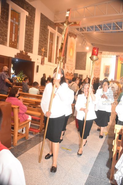 Parroquia San bjosé Obrero Visita Pastoral del Arzobispo Carlos Aguiar Retes